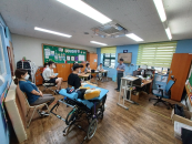 장애인복지관 방문 경제교육 갤러리 사진